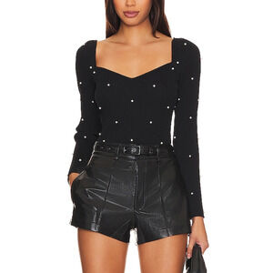 Generation Love 'Marlee' Black Pearl Sweater Size XS